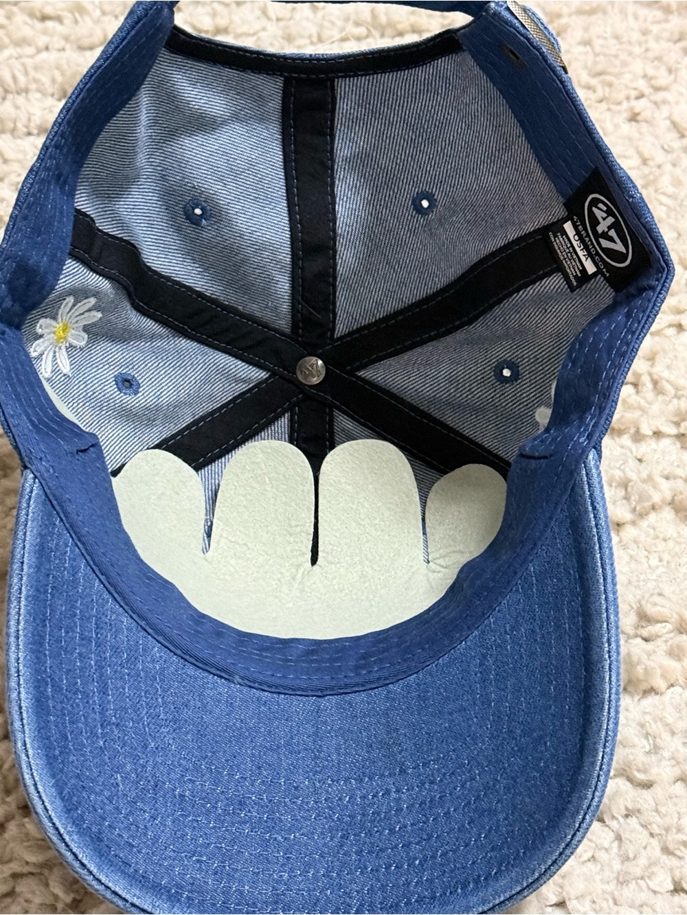 NEW 47 Brand New York Denim Cleanup Hat - Picture 5 of 5